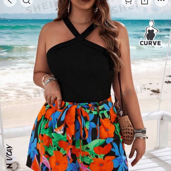 NWT SHEIN two piece vacay set - Picture 3 of 3